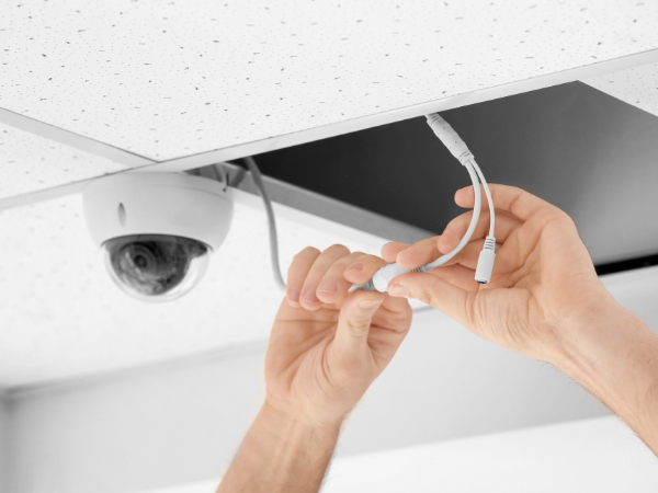 Pose sur mesure de caméra de surveillance près de Saint-Quentin